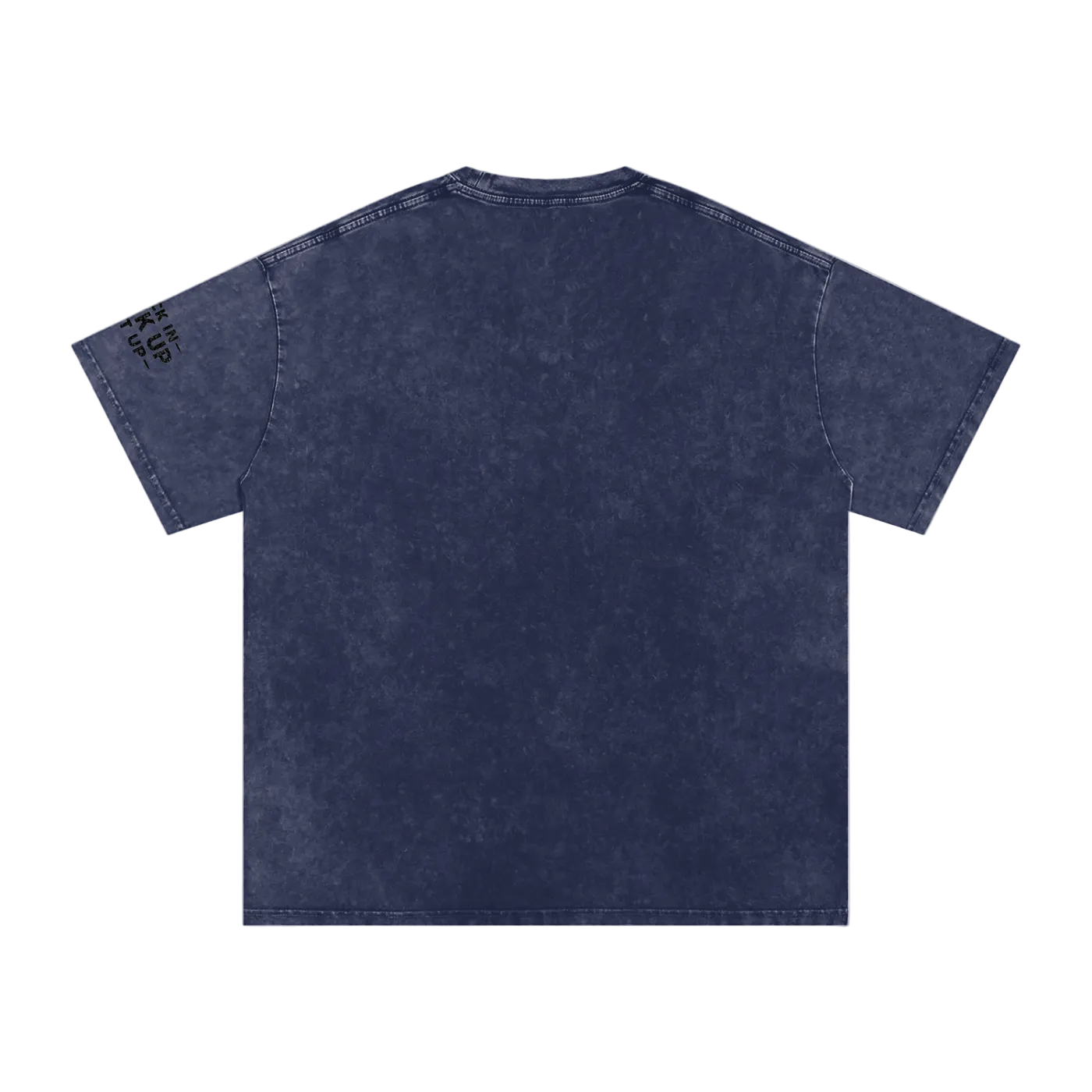 Blue t-shirt on a white background