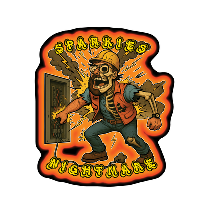 Sparkies Nightmare Sticker