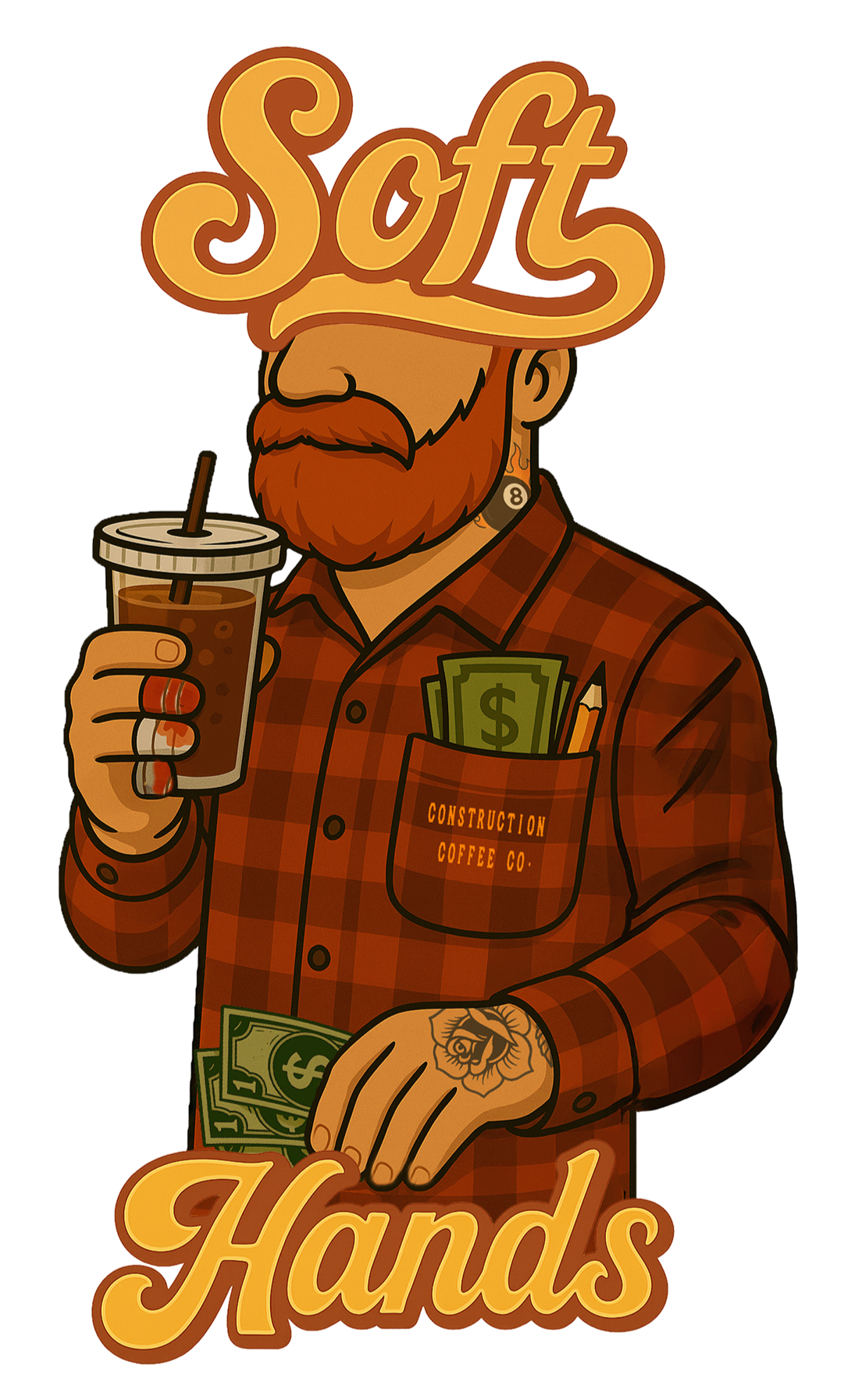 Soft Hands Sticker